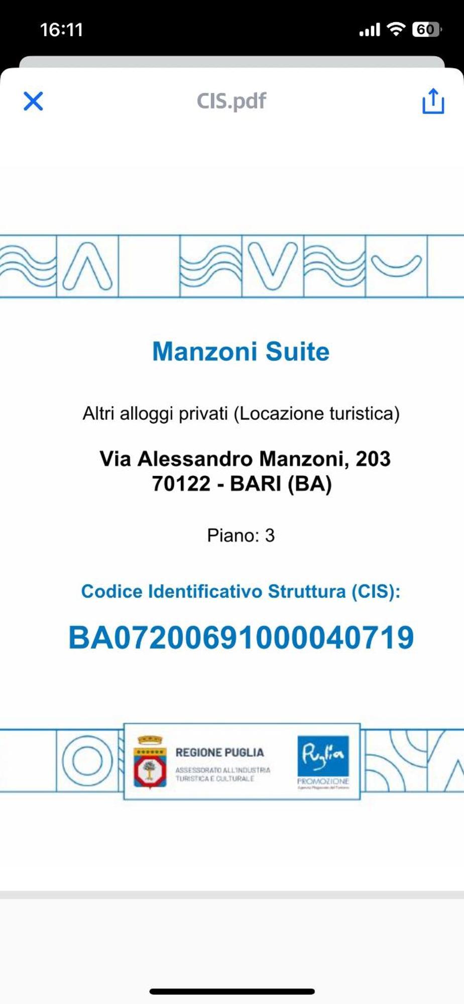 Manzoni Suite 巴里 外观 照片
